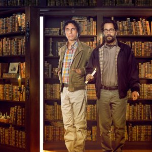 Smetto quando voglio - Masterclass: il character poster di Valerio Aprea e Lorenzo Lavia