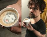 Da Elle Fanning a Peter Dinklage, le star con il loro ritratto su cappuccino