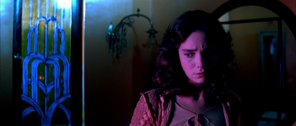 Jessica Harper in una scena di Suspiria (1977)