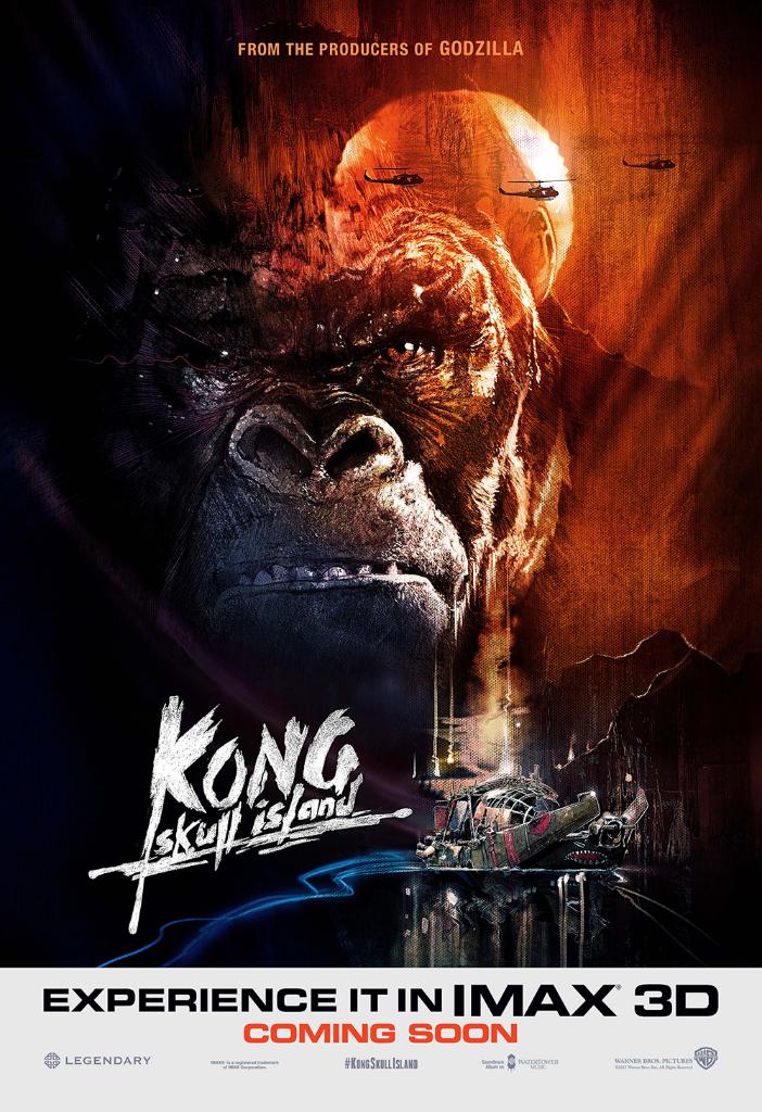 Kong: Skull Island - Il poster del film in versione IMAX