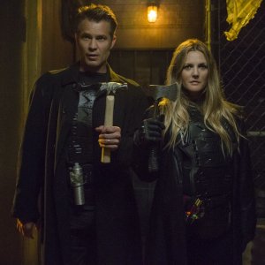 Santa Clarita Diet: un'immagine di Timothy Olyphant e Drew Barrymore