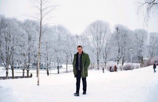 The Snowman: Michael Fassbender in una scena del film