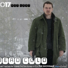 The Snowman: Michael Fassbender durante le riprese