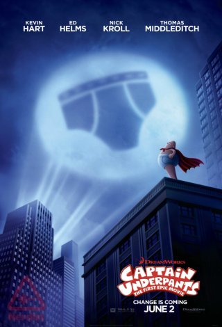 Captain Underpants: la locandina del film