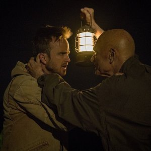 The Path: una foto degli attori Aaron Paul e Keir Dullea