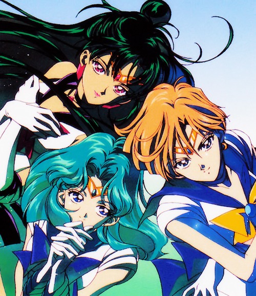 Una scena di Sailor Moon