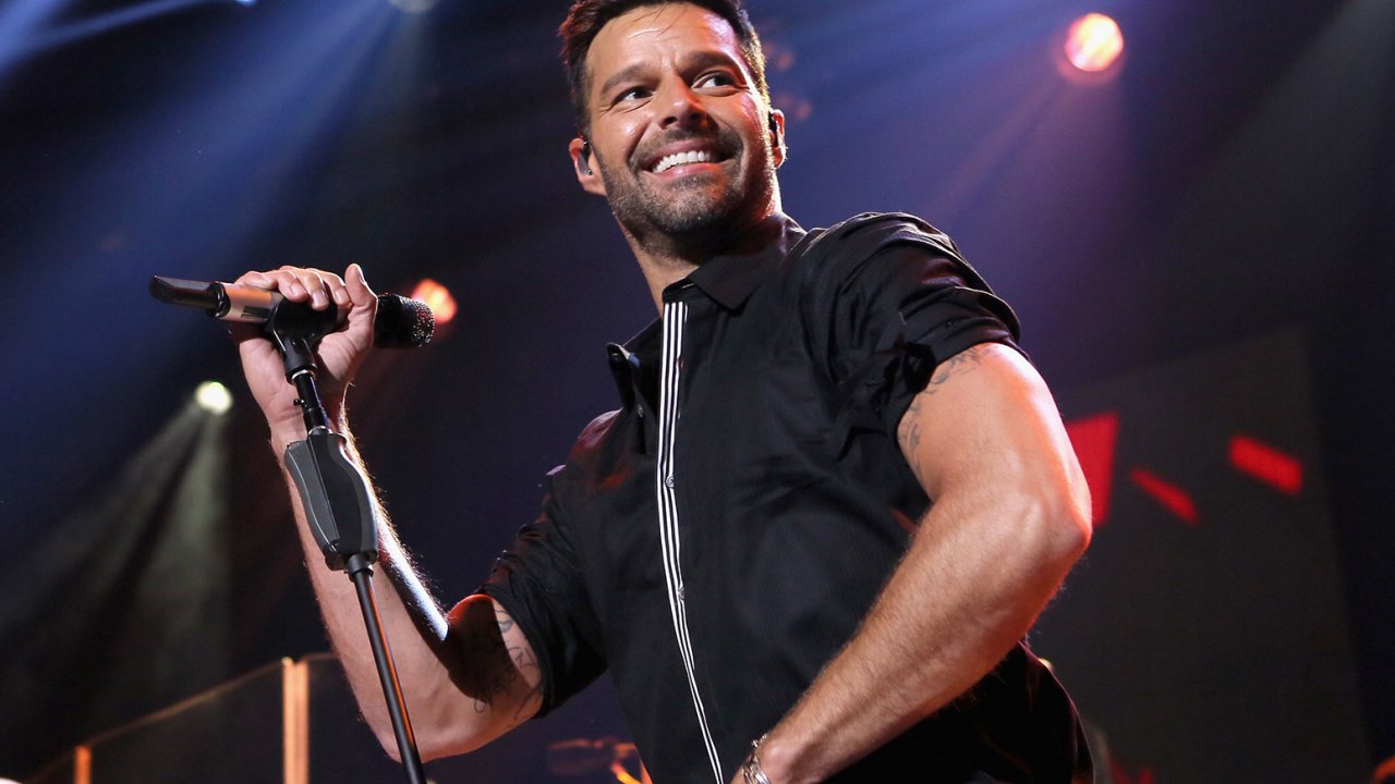 Ricky Martin durante una performance live