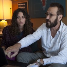 Beata ignoranza: Teresa Romagnoli e Marco Giallini in una scena del film