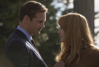 Big Little Lies: Alexander Skarsgård e Nicole Kidman in una foto della serie