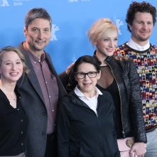 Berlino 2017:  Morcsányi Géza, Alexandra Borbély, Ervin Nagy, Réka Tenki, Júlia Nyakó al photocall di On Body and Soul