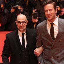 Berlino 2017: Stanley Tucci e Armie Hammer sul red carpet di Final Portrait