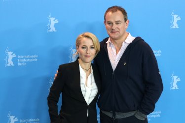 Berlino 2017: Hugh Bonneville e Gillian Anderson al photocall di Viceroy’s House