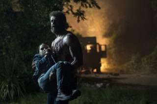 Logan: Hugh Jackman e Dafne Keen in una foto del film