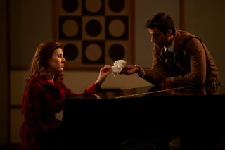 C'era una volta Studio Uno: Alessandra Mastronardi in una scena dellaun'immagine tratta dalla miniserie di Rai Uno