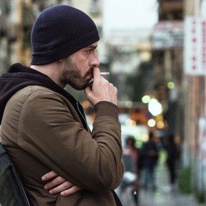 Falchi: Michele Riondino in una scena del film