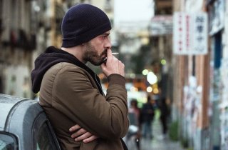 Falchi: Michele Riondino in una scena del film