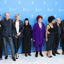 Berlino 2017: Volker Schlöndorff, Nina Hoss, Susanne Wolff, Stellan Skarsgård al Photocall di Return to Montauk