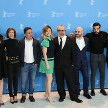 Berlino 2017: Álex de la Iglesia, Blanca Suárez, Secun de la Rosa, Jaime Ordóñez al photocall di The Bar