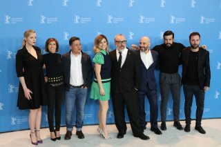 Berlino 2017: Álex de la Iglesia, Blanca Suárez, Secun de la Rosa, Jaime Ordóñez al photocall di The Bar