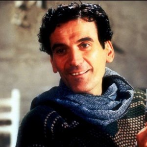 Il postino: Massimo Troisi in una scena del film