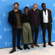 Berlino 2017: Marcelo Gomes, Julio Machado, Isabél Zuaa, Welket Bungué al photocall di Joaquim