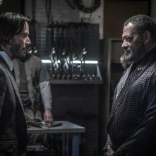 John Wick 2: Keanu Reeves a confronto con Laurence Fishburne