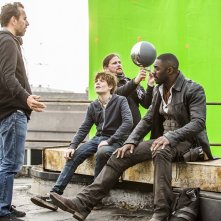 The Dark Tower: i protagonisti durante una pausa sul set