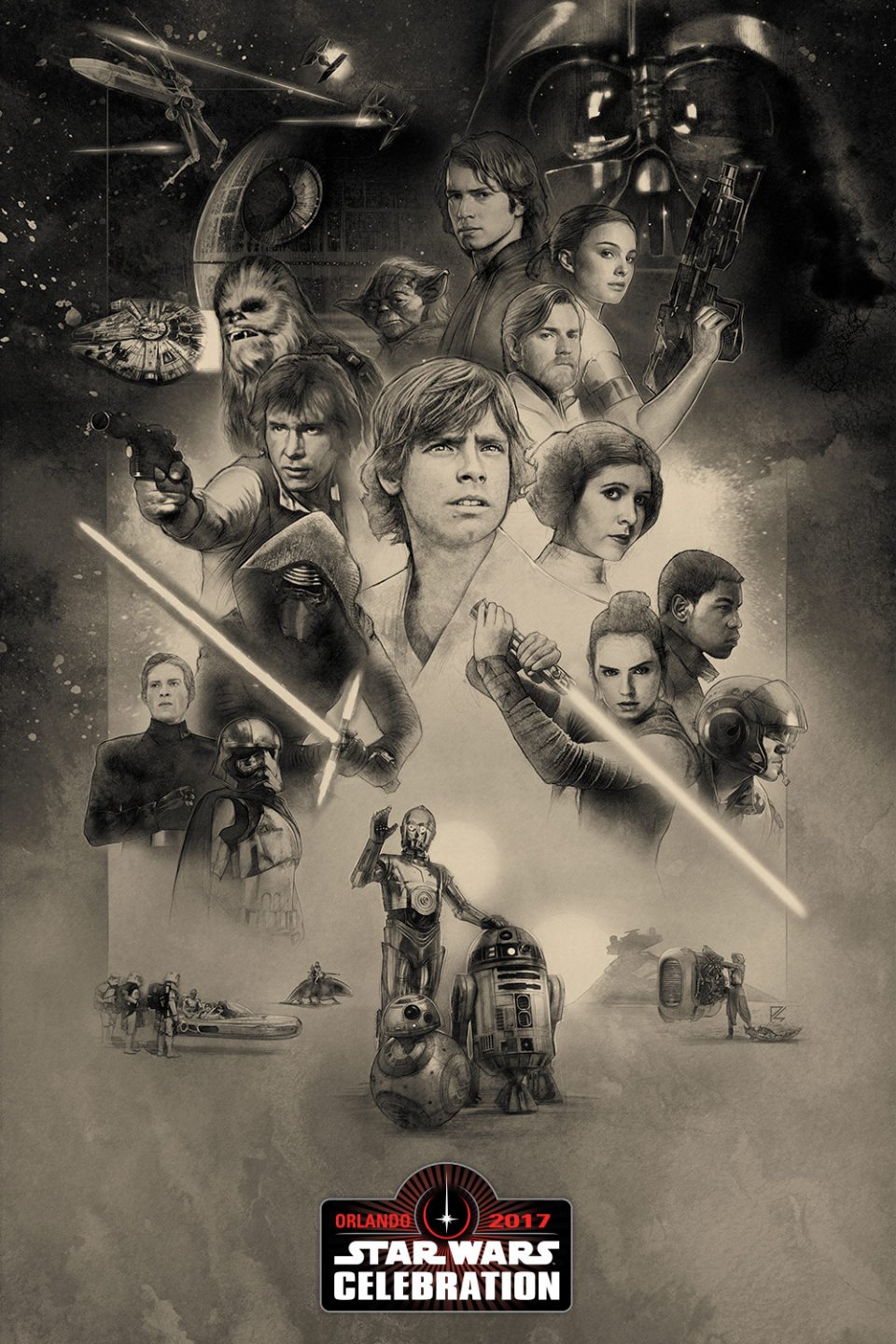 Star Wars Celebration 2017: un nuovo poster dell'evento