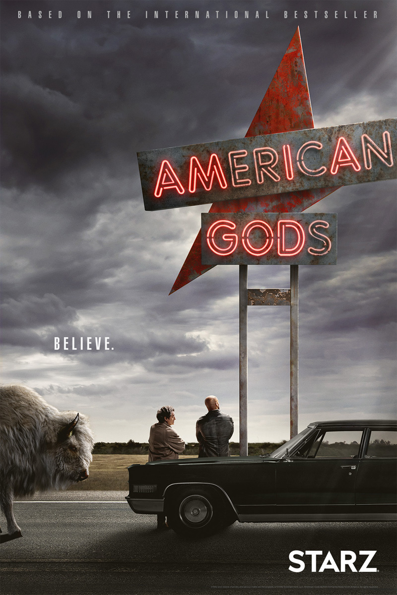 American Gods: il poster della serie