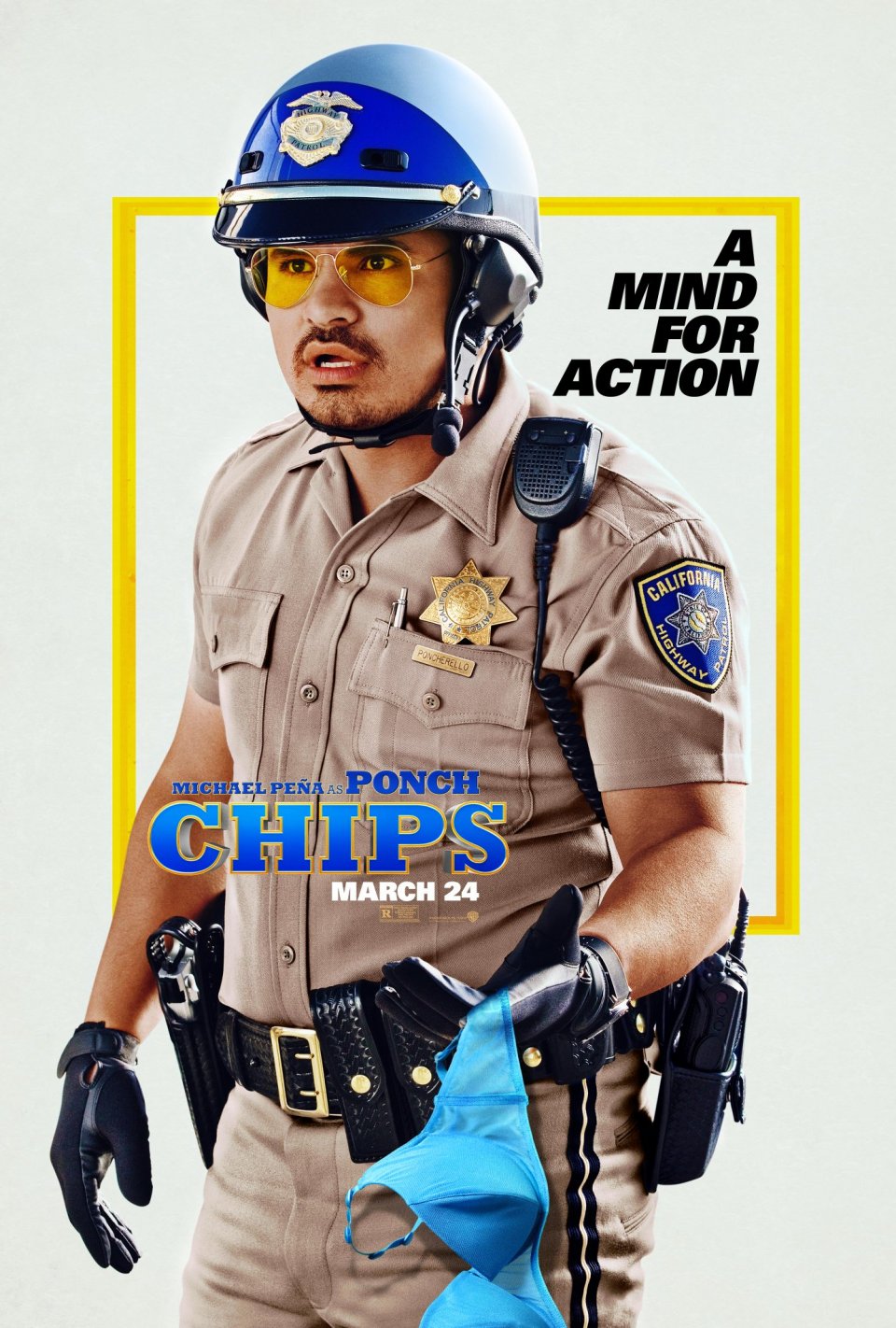 CHIPS: il character poster di Michael Peña