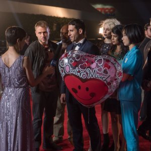 Sense8: una foto dei protagonisti Doona Bae, Max Riemelt, Brian J. Smith, Miguel Ángel Silvestre, Tuppence Middleton, e Tina Desai