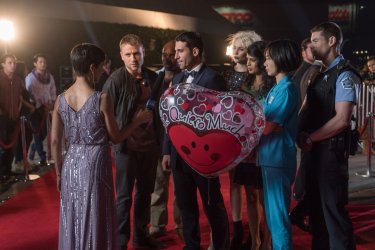 Sense8: una foto dei protagonisti Doona Bae, Max Riemelt, Brian J. Smith, Miguel Ángel Silvestre, Tuppence Middleton, e Tina Desai