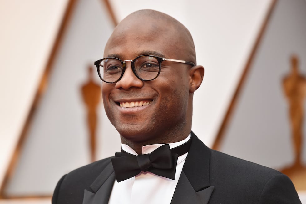 Primo piano di Barry Jenkins agli Oscar 2017