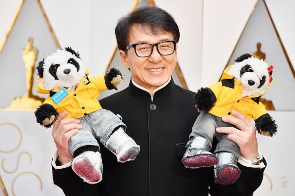 Oscar 2017: Jackie Chan con due panda