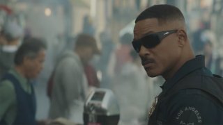 Bright: Will Smith in una scena del film Netflix