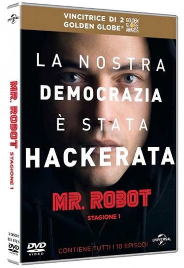 La cover del DVD di Mr. Robot - Stagione 1