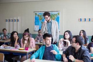 Classe Z: Andrea Pisani e Greta Menchi in un momento del film