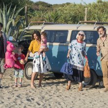 La verità, vi spiego, sull'amore: Ambra Angiolini, Edoardo Pesce, Pia Engleberth e Maurizio Di Carmine in una scena del film