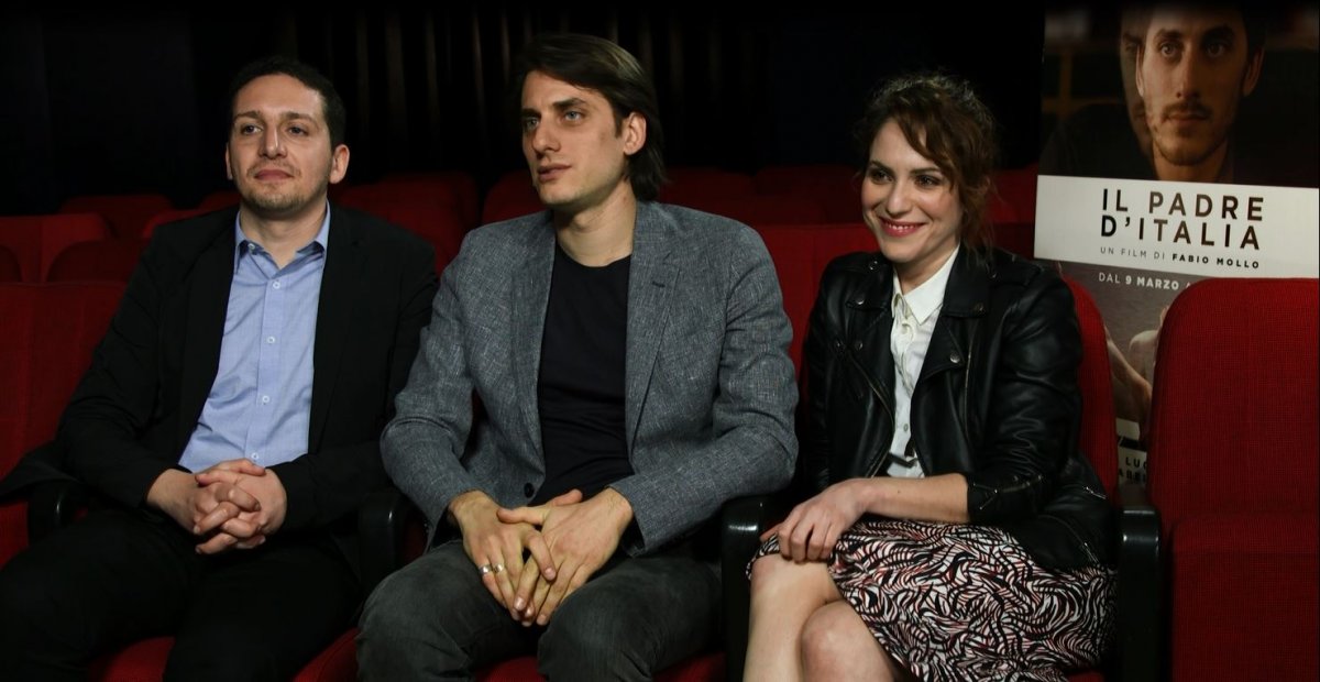 Il padre d'Italia, video intervista a LUca Marinelli, Isabella Ragonese