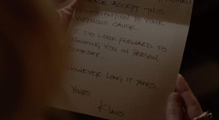 The Vampire Diaries: la lettera di Klaus