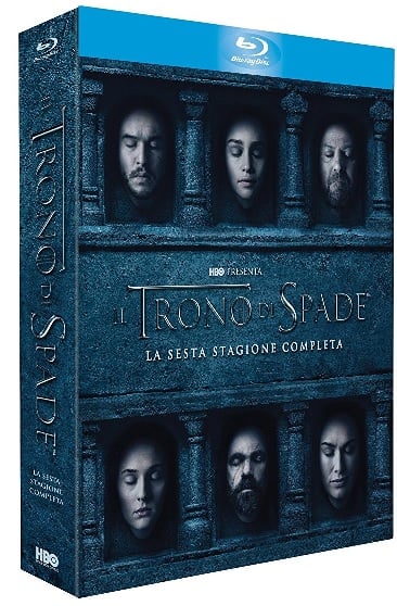 Il blu-ray della stagione 6 de Il Trono di spade