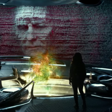 Power Rangers: Zordon in una scena del film