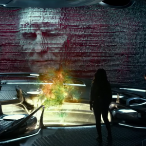 Power Rangers: Zordon in una scena del film