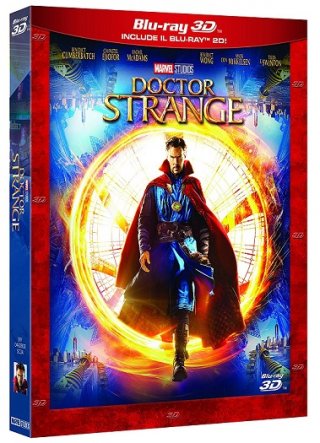 La covoer del blu-ray 3D di Doctor Strange