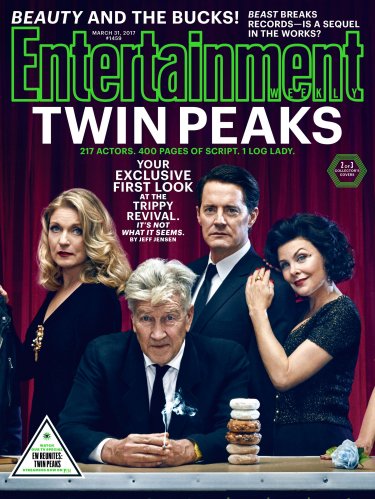 Twin Peaks: David Lynch e i protagonisti sulla copertina di EW