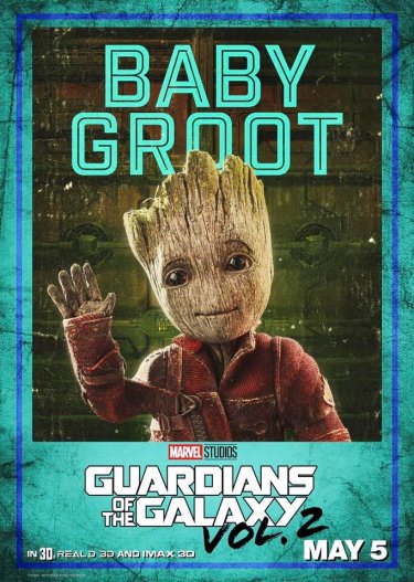 Guardiani della Galassia Vol. 2: il character poster di Baby Groot