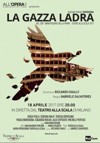 Locandina di Teatro alla Scala di Milano: La gazza ladra
