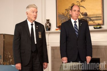 Twin Peaks: una foto di David Lynch e Miguel Ferrer