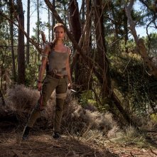 Tomb Raider: Alicia Vikander in una foto del film