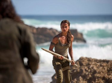 Tomb Raider: l'attrice Alicia Vikander in una foto del film